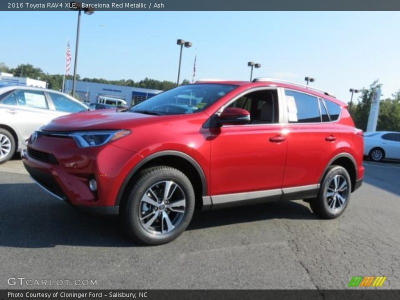 Barcelona Red Metallic / Ash 2016 Toyota RAV4 XLE