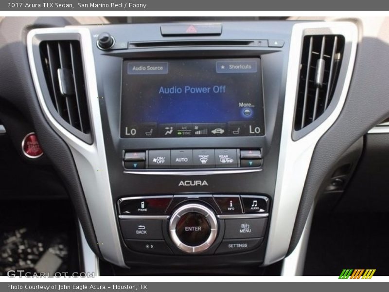 Controls of 2017 TLX Sedan