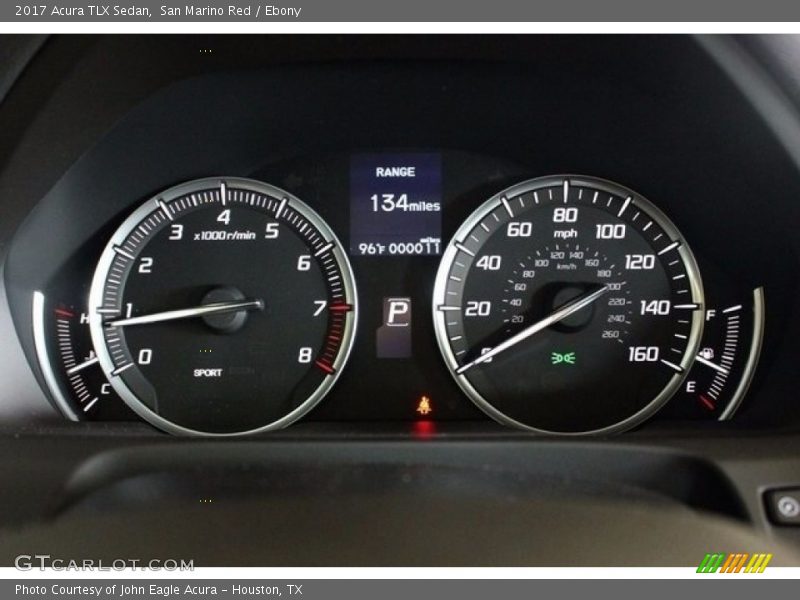  2017 TLX Sedan Sedan Gauges