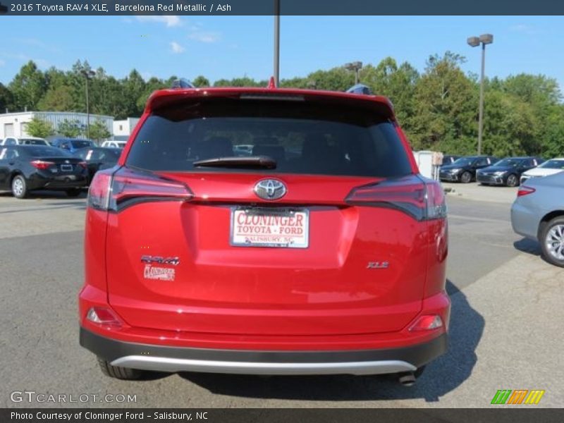 Barcelona Red Metallic / Ash 2016 Toyota RAV4 XLE