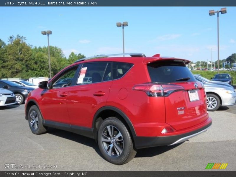 Barcelona Red Metallic / Ash 2016 Toyota RAV4 XLE