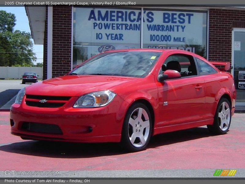 Victory Red / Ebony/Red 2005 Chevrolet Cobalt SS Supercharged Coupe