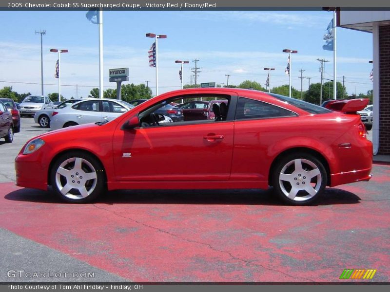 Victory Red / Ebony/Red 2005 Chevrolet Cobalt SS Supercharged Coupe