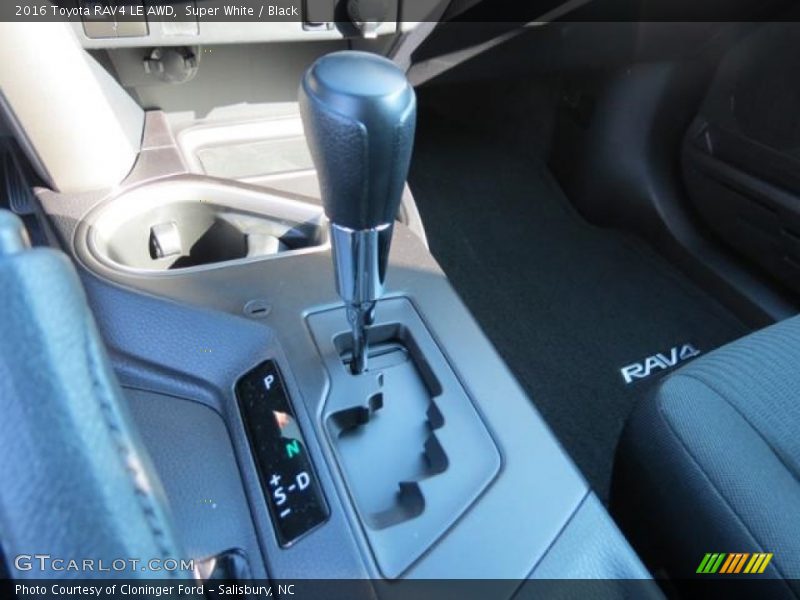 Super White / Black 2016 Toyota RAV4 LE AWD