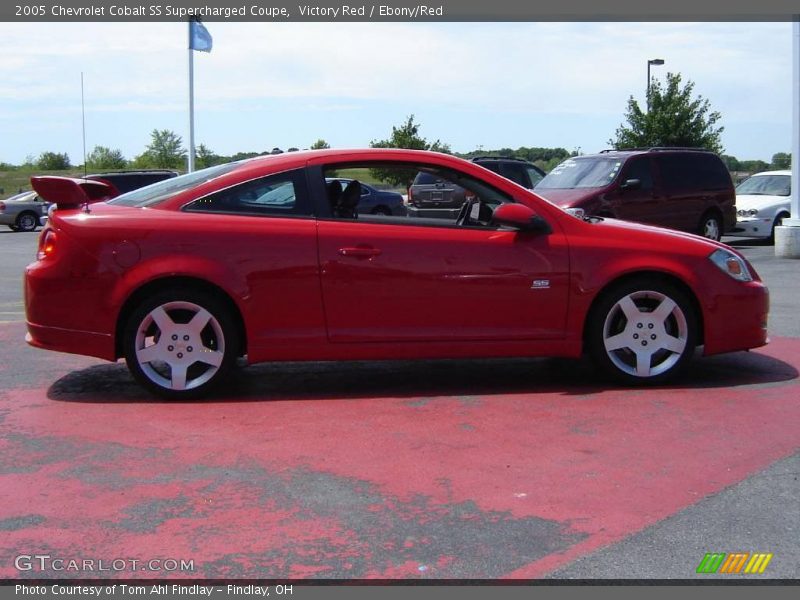 Victory Red / Ebony/Red 2005 Chevrolet Cobalt SS Supercharged Coupe