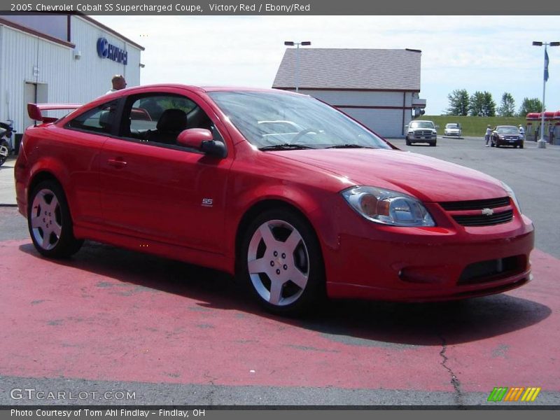 Victory Red / Ebony/Red 2005 Chevrolet Cobalt SS Supercharged Coupe