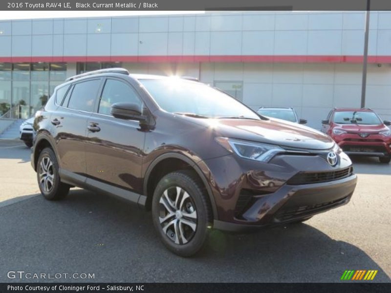 Black Currant Metallic / Black 2016 Toyota RAV4 LE