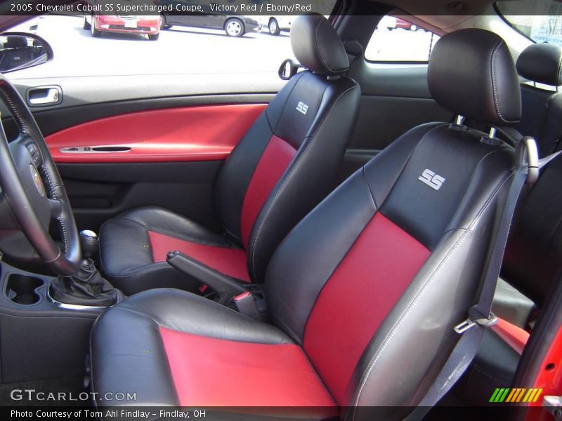 Victory Red / Ebony/Red 2005 Chevrolet Cobalt SS Supercharged Coupe
