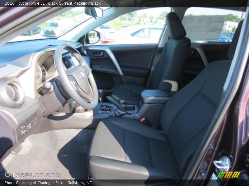 Black Currant Metallic / Black 2016 Toyota RAV4 LE