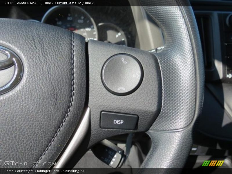 Black Currant Metallic / Black 2016 Toyota RAV4 LE