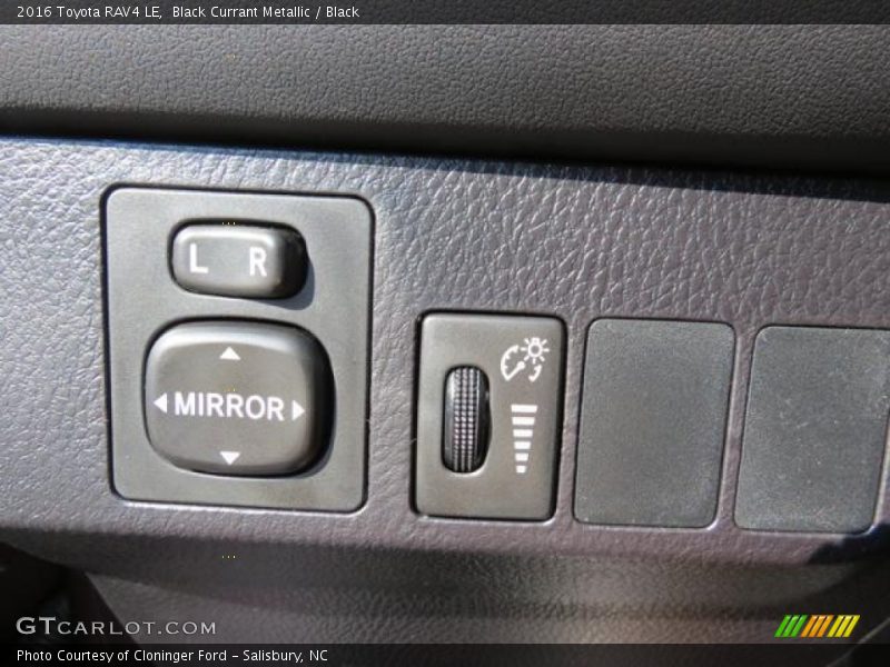Black Currant Metallic / Black 2016 Toyota RAV4 LE