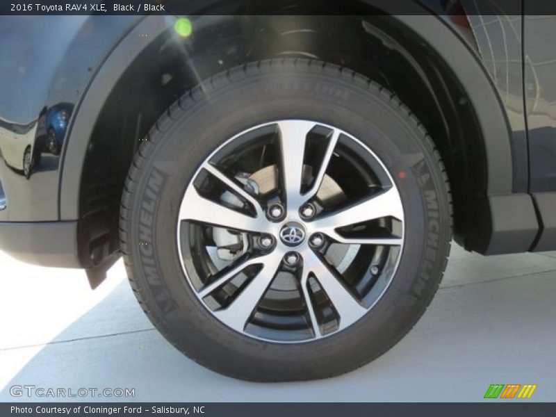 Black / Black 2016 Toyota RAV4 XLE