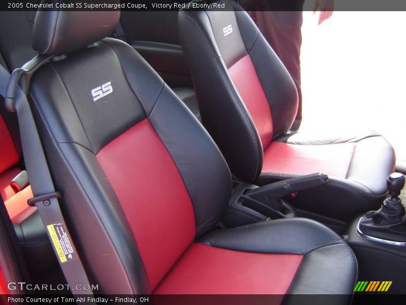 Victory Red / Ebony/Red 2005 Chevrolet Cobalt SS Supercharged Coupe