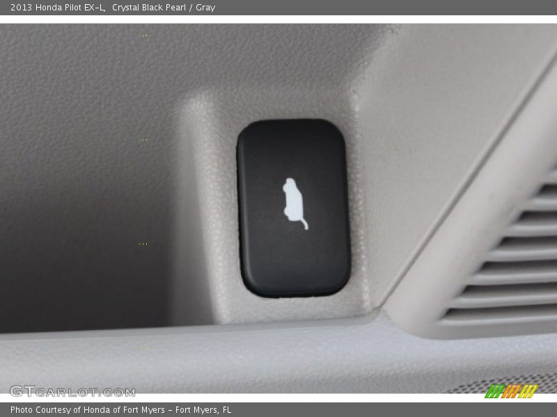 Crystal Black Pearl / Gray 2013 Honda Pilot EX-L
