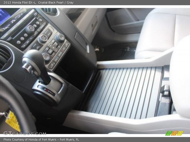 Crystal Black Pearl / Gray 2013 Honda Pilot EX-L
