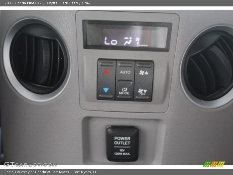 Crystal Black Pearl / Gray 2013 Honda Pilot EX-L