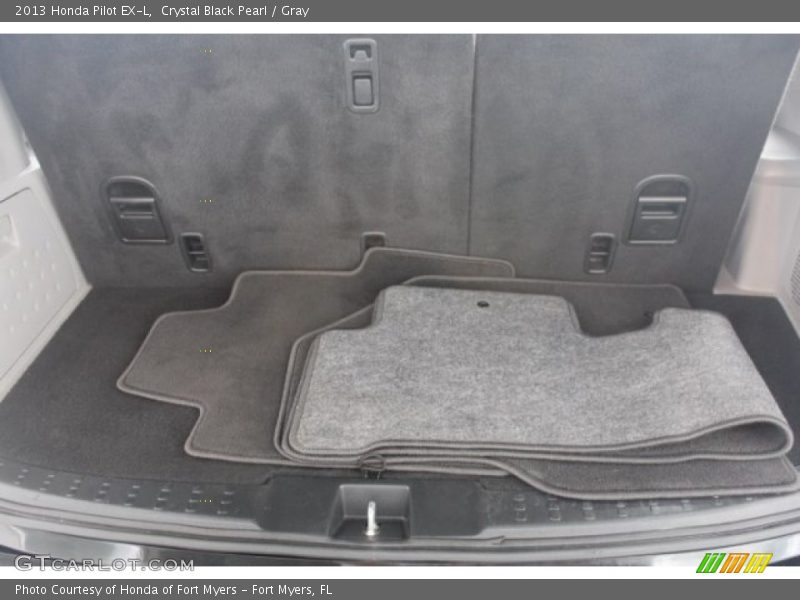 Crystal Black Pearl / Gray 2013 Honda Pilot EX-L