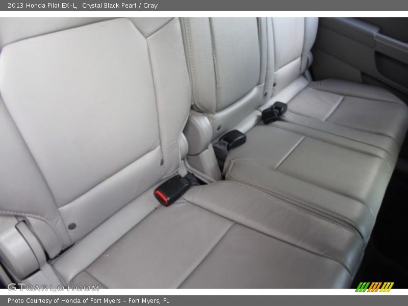 Crystal Black Pearl / Gray 2013 Honda Pilot EX-L