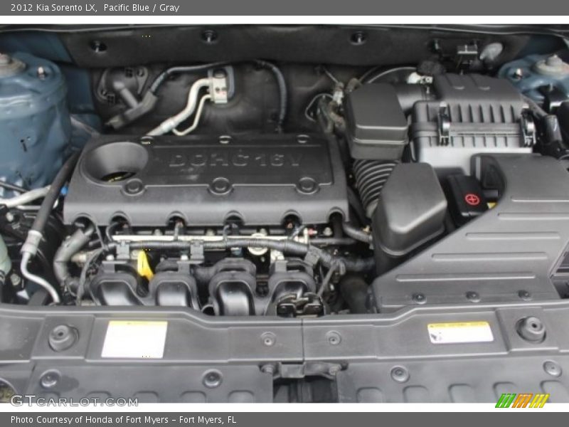 Pacific Blue / Gray 2012 Kia Sorento LX