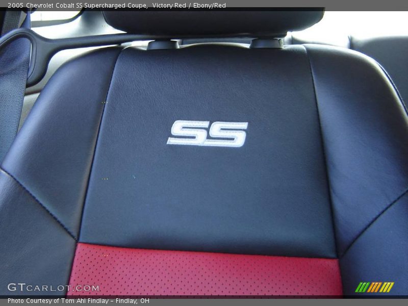 Victory Red / Ebony/Red 2005 Chevrolet Cobalt SS Supercharged Coupe