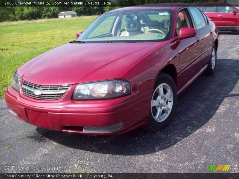 Sport Red Metallic / Neutral Beige 2005 Chevrolet Impala LS