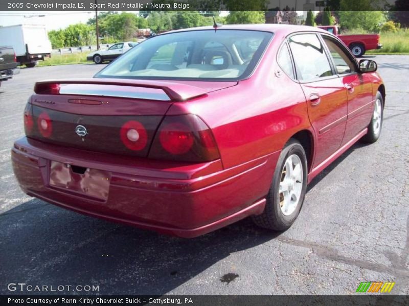 Sport Red Metallic / Neutral Beige 2005 Chevrolet Impala LS