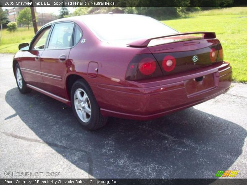 Sport Red Metallic / Neutral Beige 2005 Chevrolet Impala LS