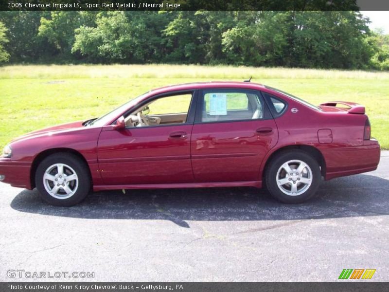 Sport Red Metallic / Neutral Beige 2005 Chevrolet Impala LS