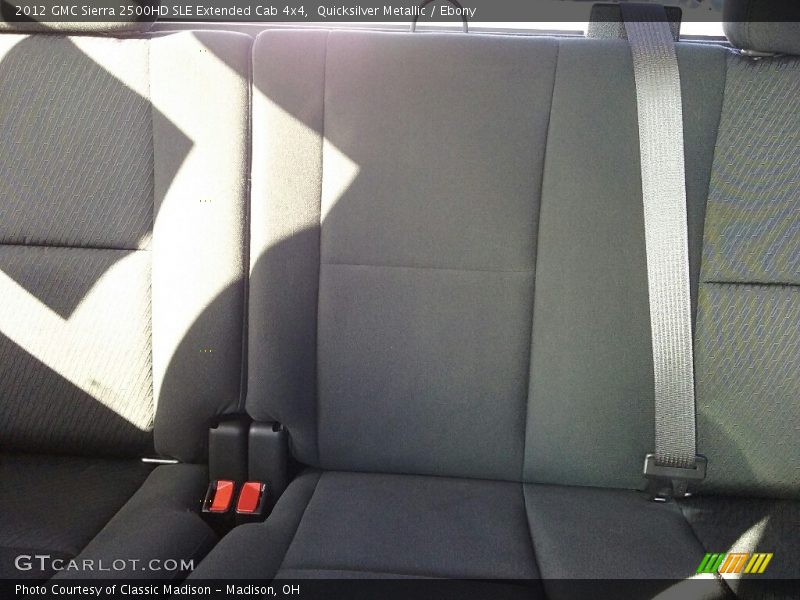Quicksilver Metallic / Ebony 2012 GMC Sierra 2500HD SLE Extended Cab 4x4