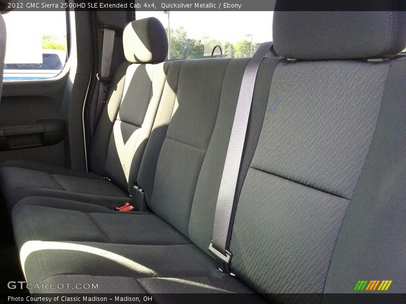 Quicksilver Metallic / Ebony 2012 GMC Sierra 2500HD SLE Extended Cab 4x4
