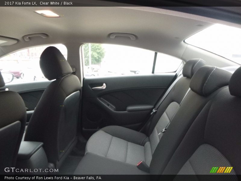 Clear White / Black 2017 Kia Forte LX
