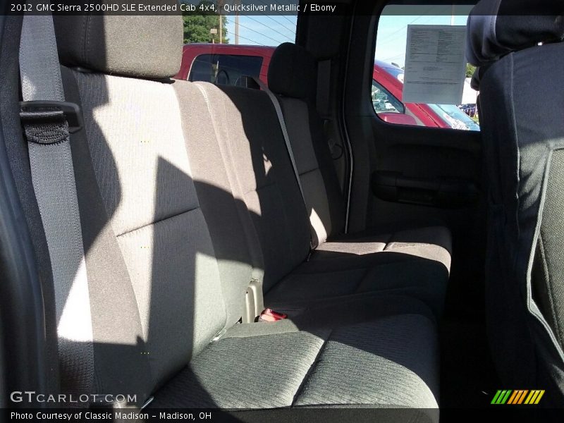 Quicksilver Metallic / Ebony 2012 GMC Sierra 2500HD SLE Extended Cab 4x4