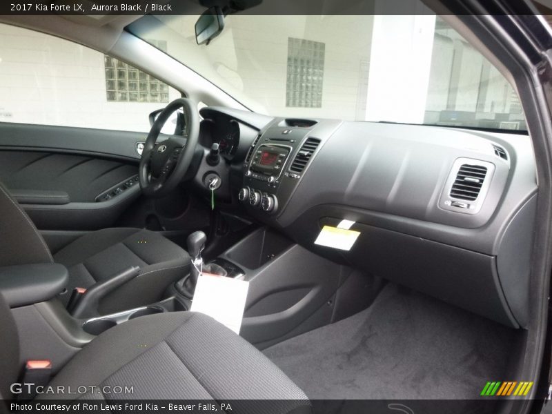 Aurora Black / Black 2017 Kia Forte LX