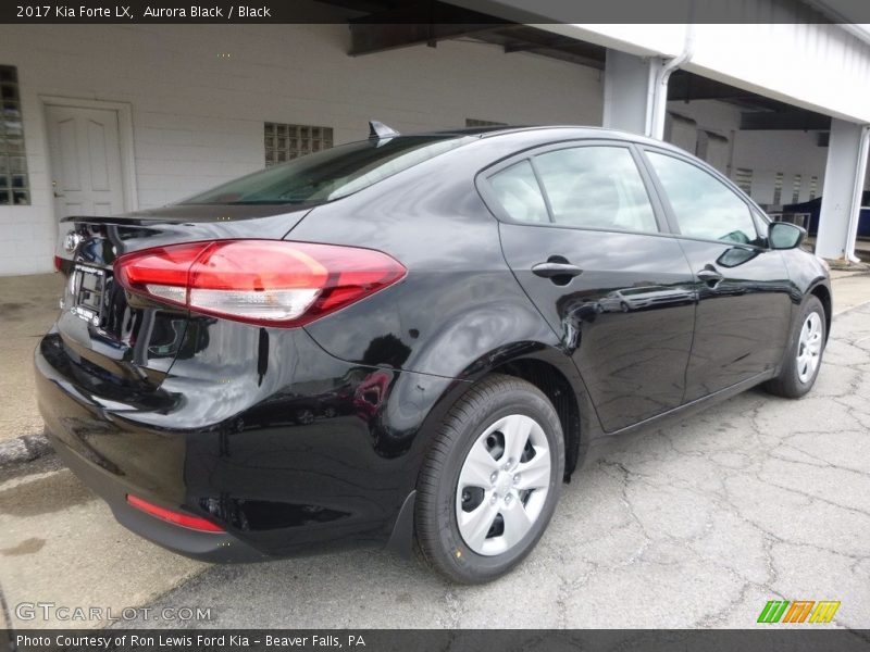 Aurora Black / Black 2017 Kia Forte LX