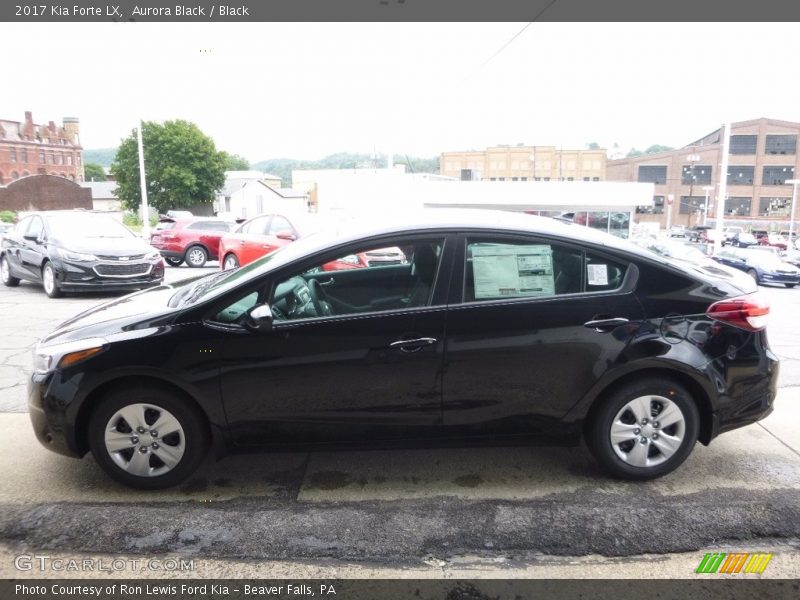 Aurora Black / Black 2017 Kia Forte LX