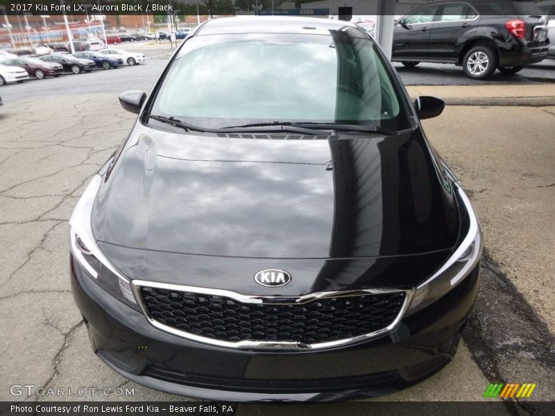 Aurora Black / Black 2017 Kia Forte LX