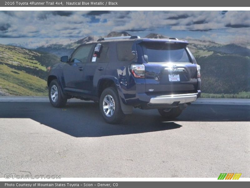 Nautical Blue Metallic / Black 2016 Toyota 4Runner Trail 4x4