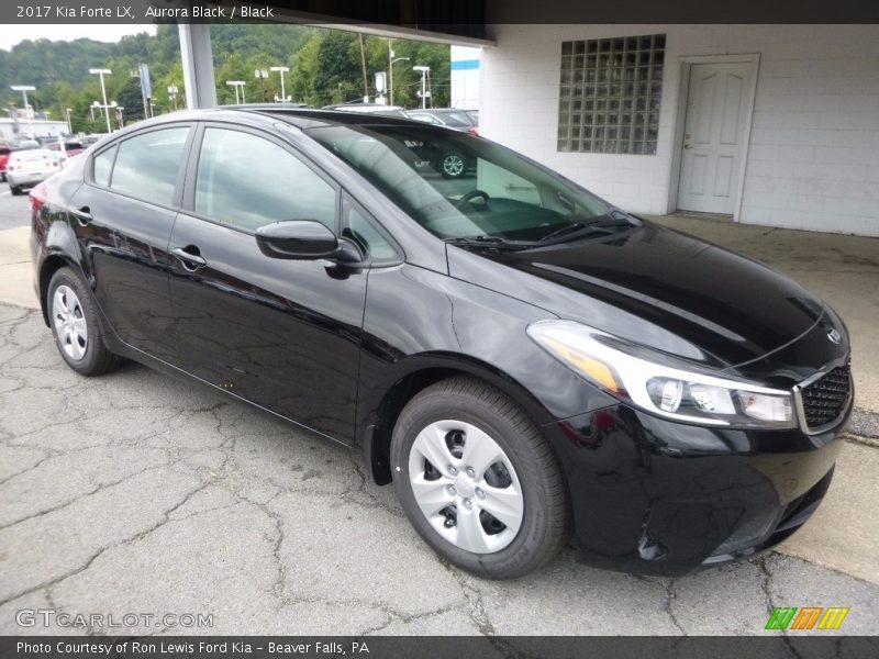 Aurora Black / Black 2017 Kia Forte LX