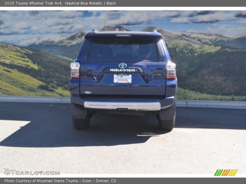 Nautical Blue Metallic / Black 2016 Toyota 4Runner Trail 4x4