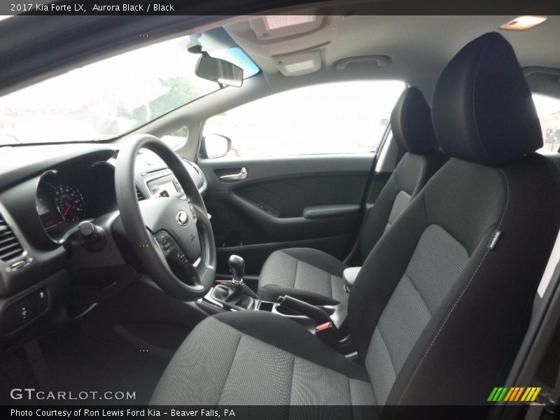 Aurora Black / Black 2017 Kia Forte LX