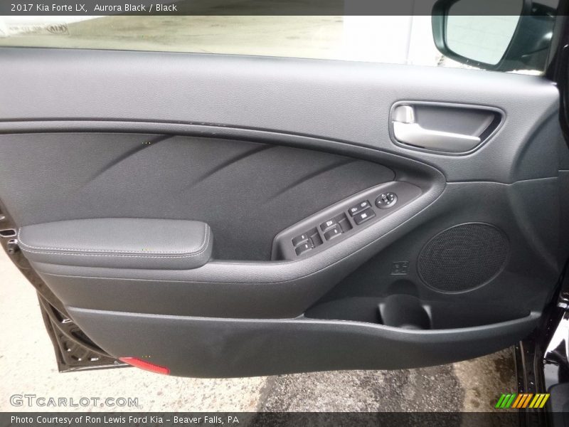 Aurora Black / Black 2017 Kia Forte LX