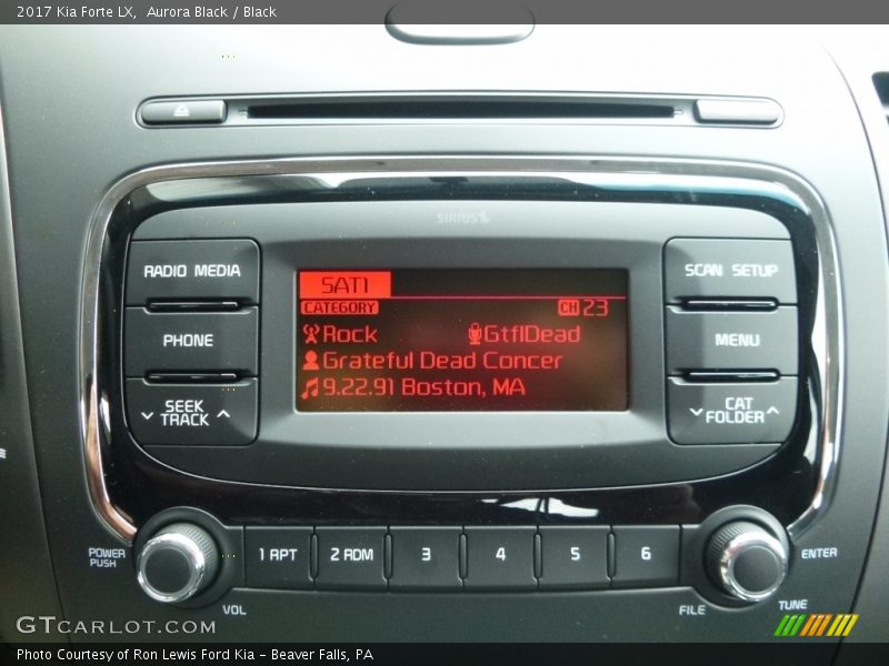 Aurora Black / Black 2017 Kia Forte LX