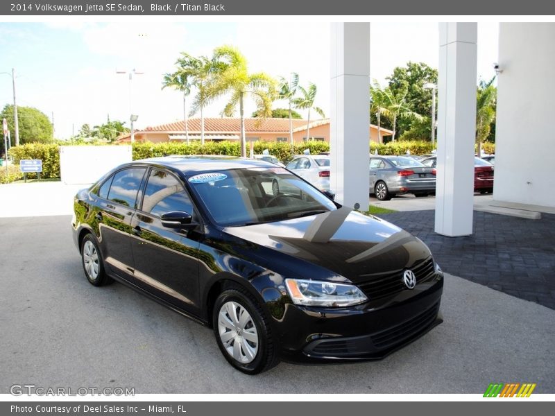 Black / Titan Black 2014 Volkswagen Jetta SE Sedan