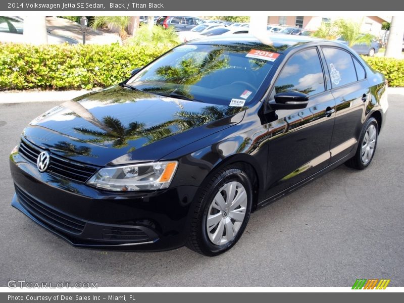 Black / Titan Black 2014 Volkswagen Jetta SE Sedan