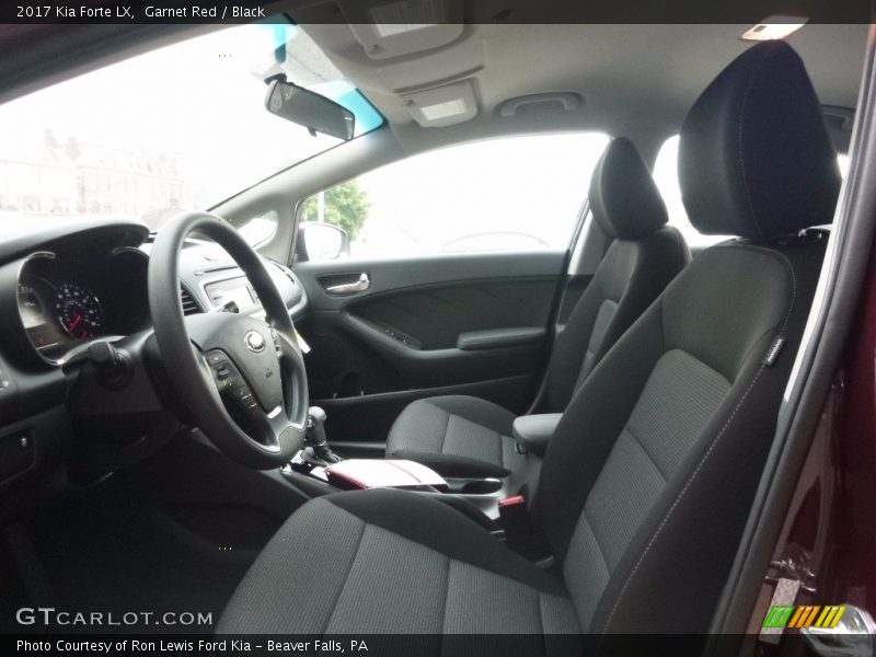  2017 Forte LX Black Interior