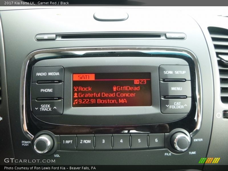 Garnet Red / Black 2017 Kia Forte LX