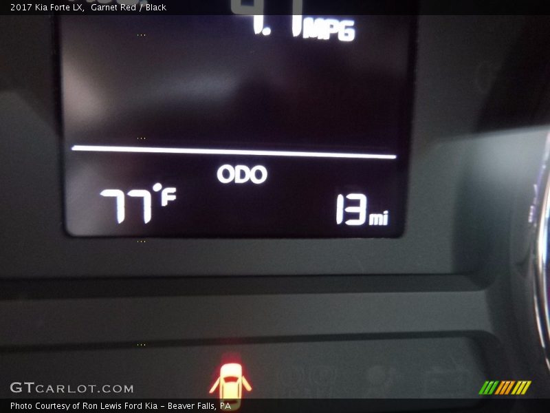 Garnet Red / Black 2017 Kia Forte LX