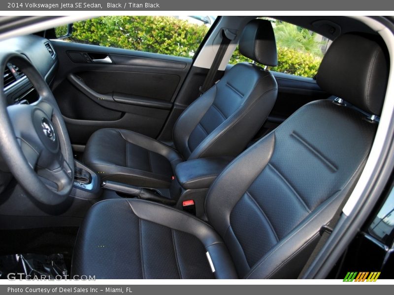 Black / Titan Black 2014 Volkswagen Jetta SE Sedan