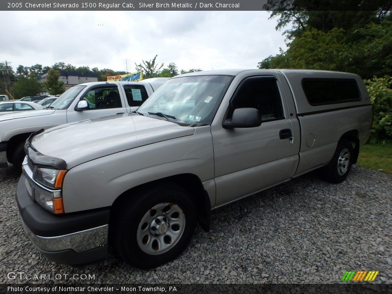 Silver Birch Metallic / Dark Charcoal 2005 Chevrolet Silverado 1500 Regular Cab