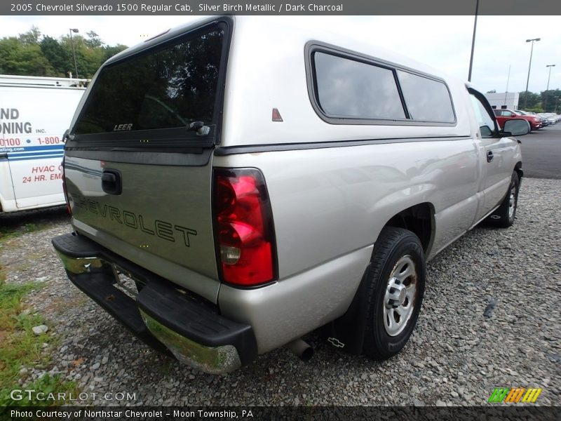 Silver Birch Metallic / Dark Charcoal 2005 Chevrolet Silverado 1500 Regular Cab